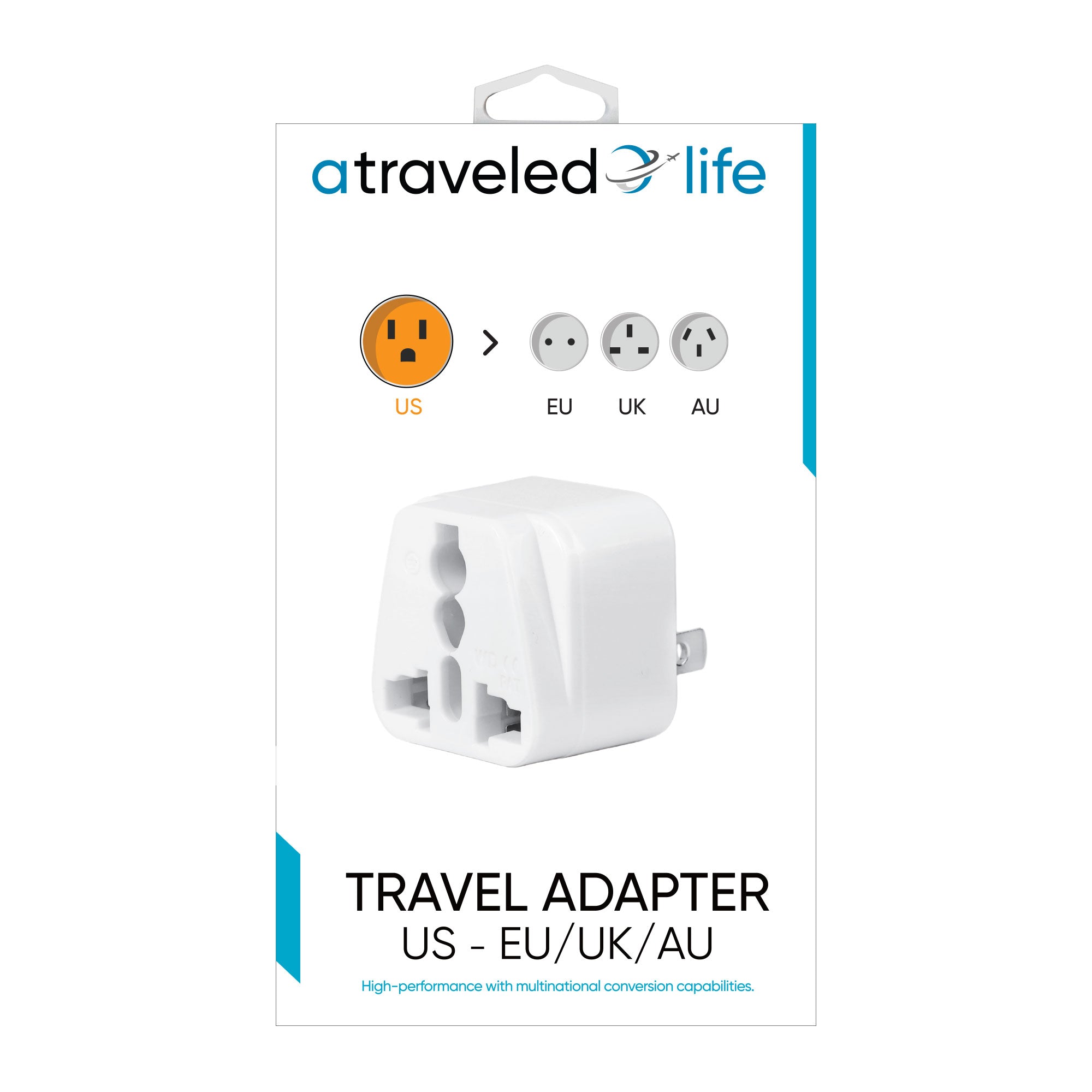 Travel Adapter (EU - US/UK/AU)