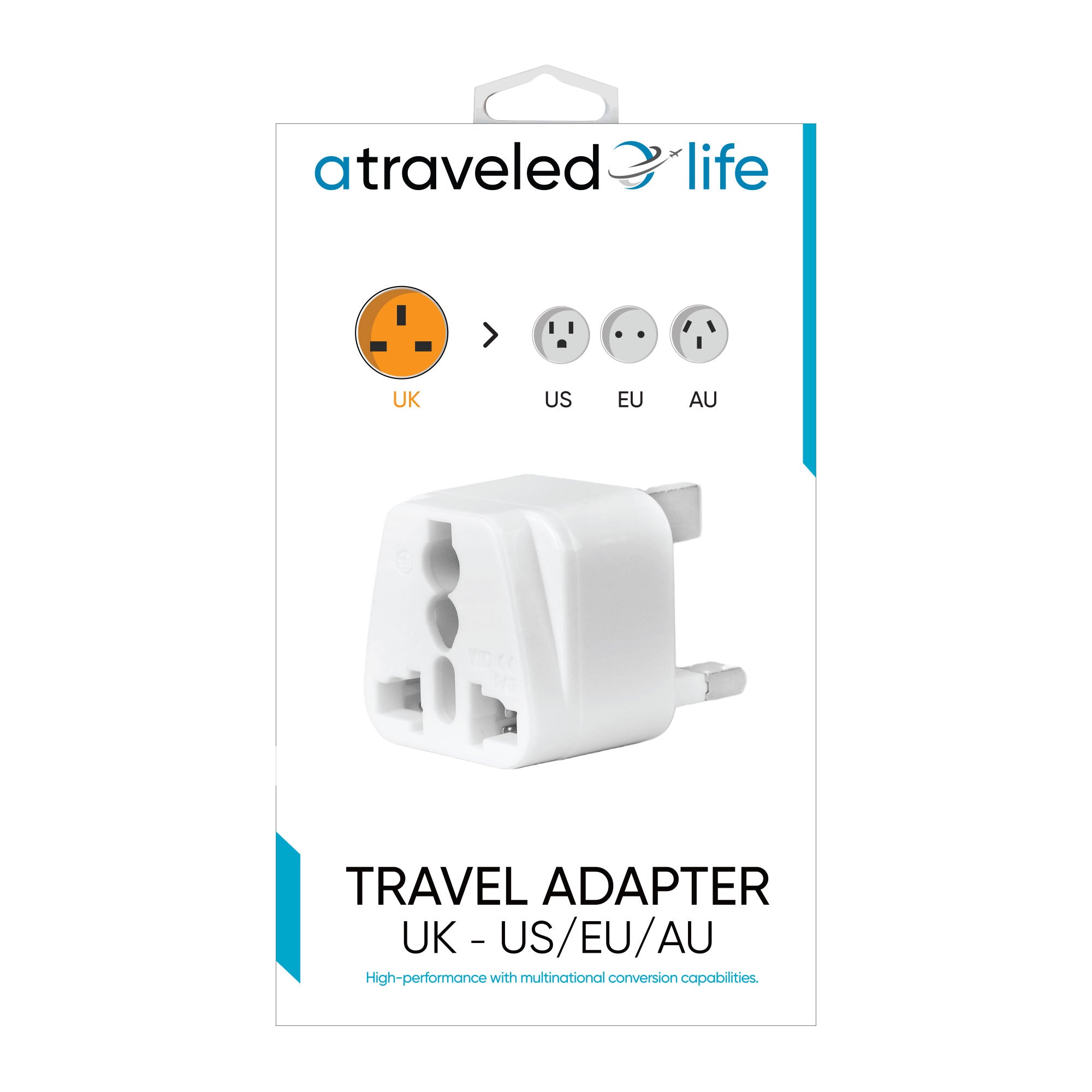 Travel Adapter (UK - US/EU/AU)