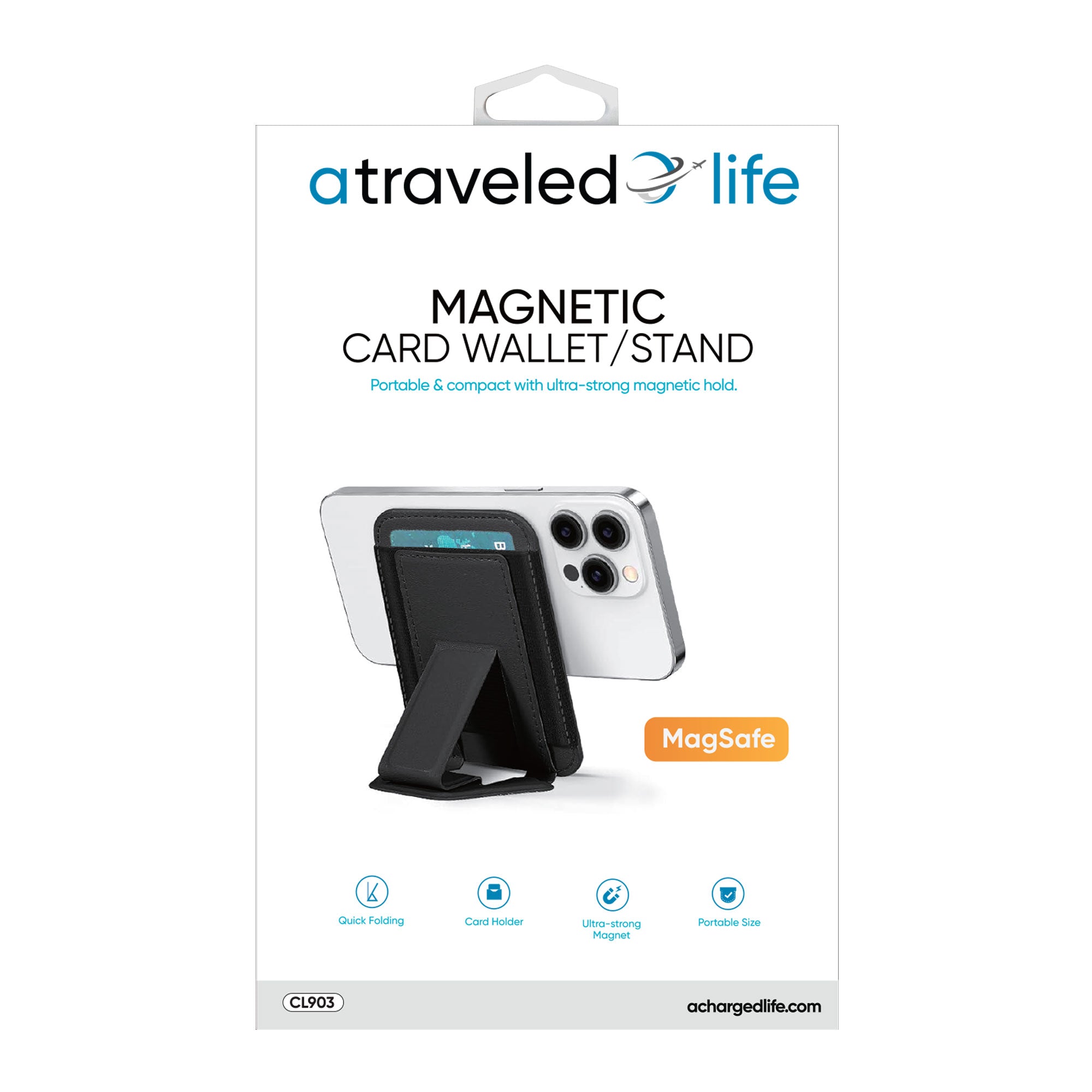 Magnetic Card Wallet/Stand