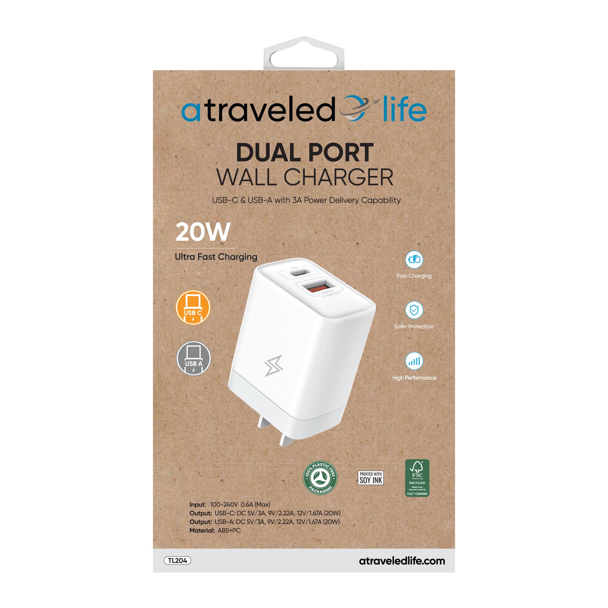 USB-C Dual Wall Charger